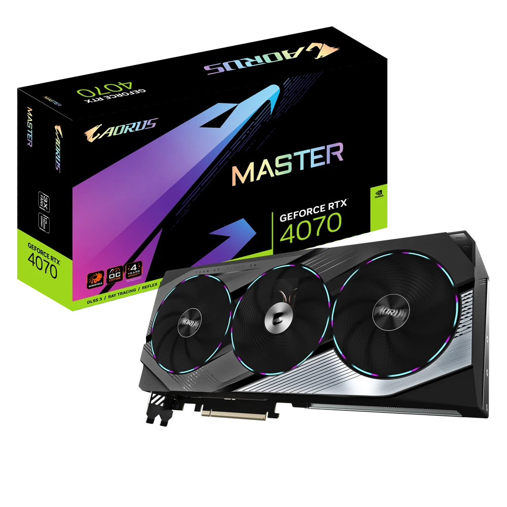 Gigabyte AORUS GeForce RTX 4070 MASTER 12G
